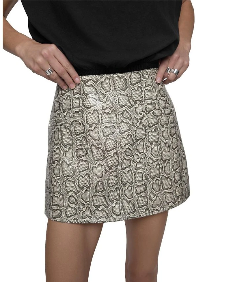 Hayden Faux Snake Skort