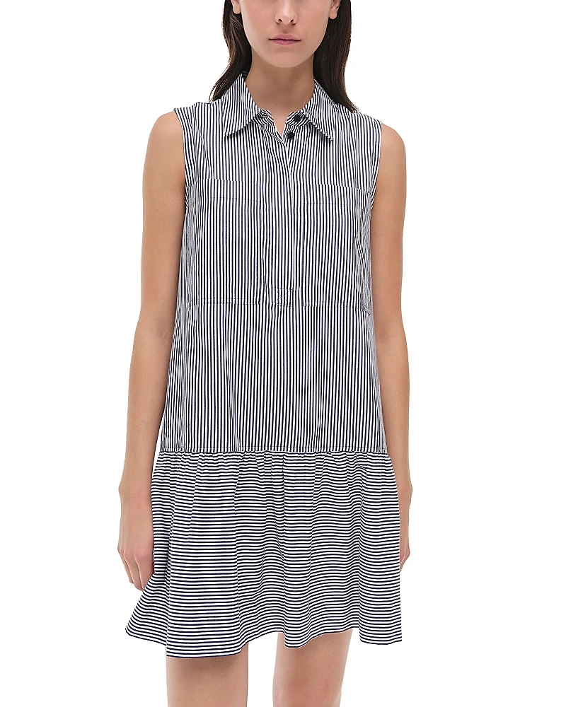 Simkhai Candace Poplin Sleeveless Shift Dress