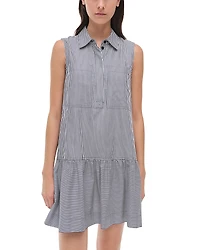 Simkhai Candace Poplin Sleeveless Shift Dress
