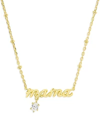 Kendra Scott Mama Crystal Short Pendant Necklace