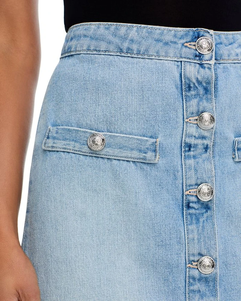 Kris Denim Mini Skirt