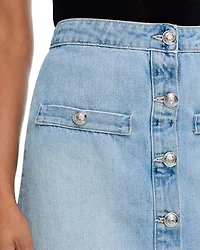 Kris Denim Mini Skirt