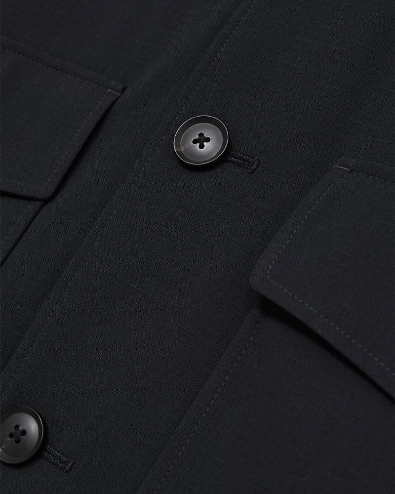 Raider Textured Blouson Jacket