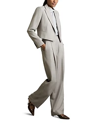 Harper Textured Cropped Blazer