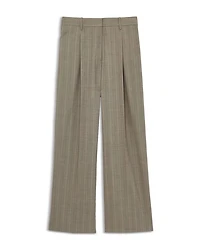 Tallulah Wide Leg Pinstripe Trousers