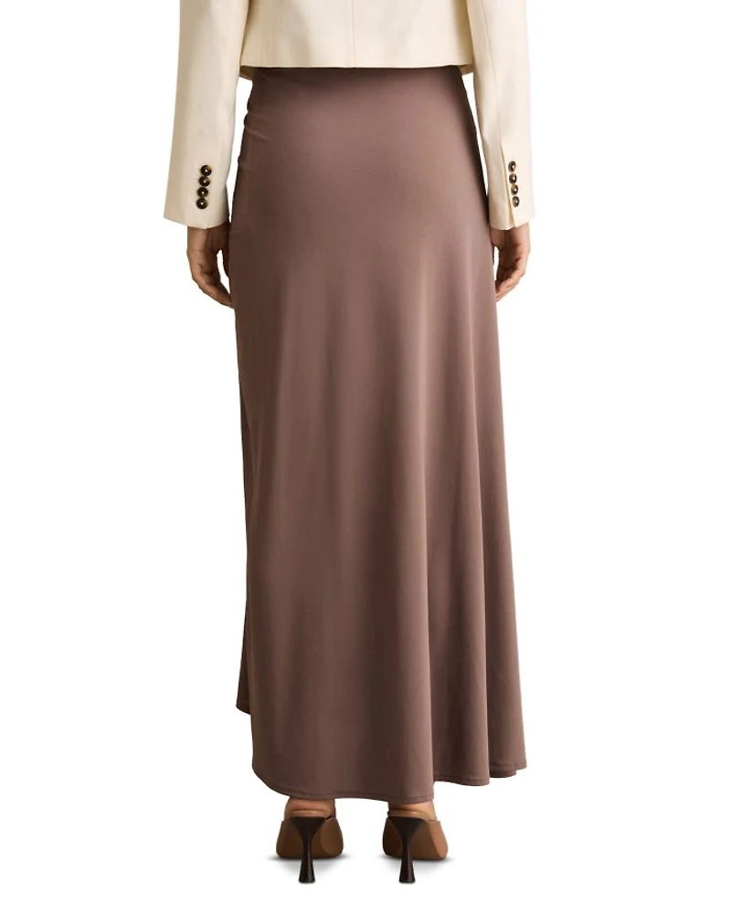 Aurelie Ruched Midi Skirt