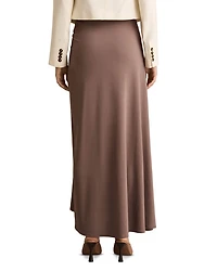 Aurelie Ruched Midi Skirt