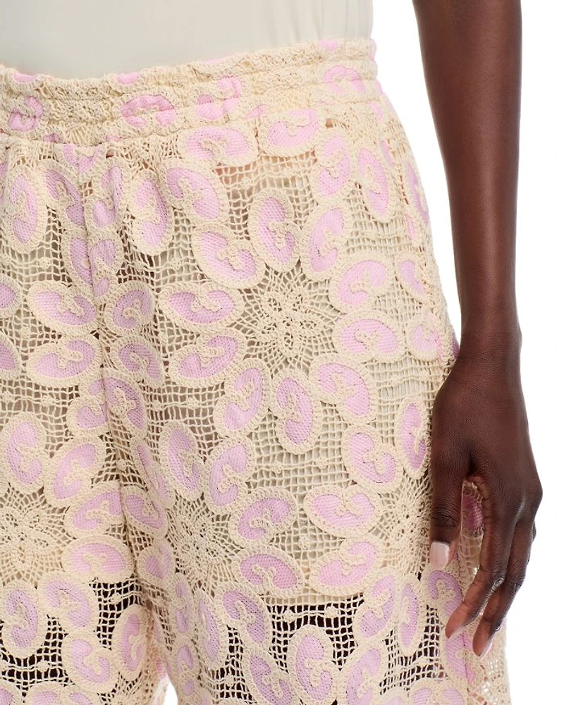 Simone Cropped Lace Pants