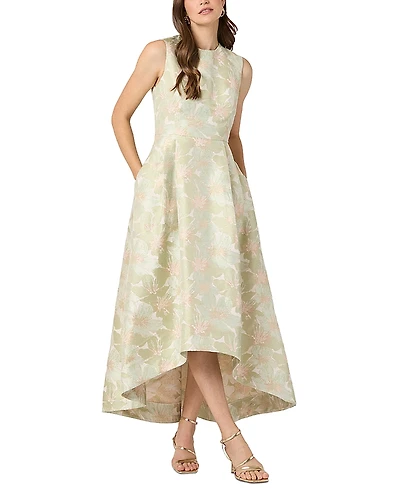 Shoshanna Daniela Floral Jacquard A-Line Dress