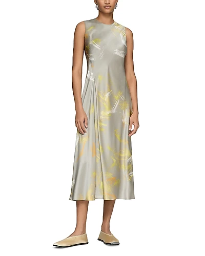 Lafayette 148 New York Silk Asymmetric Dress