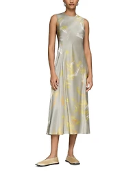 Lafayette 148 New York Silk Asymmetric Dress