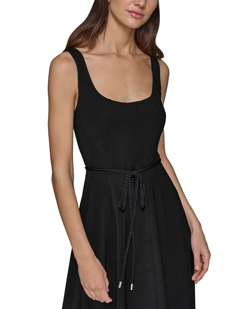 A Line Midi Dress