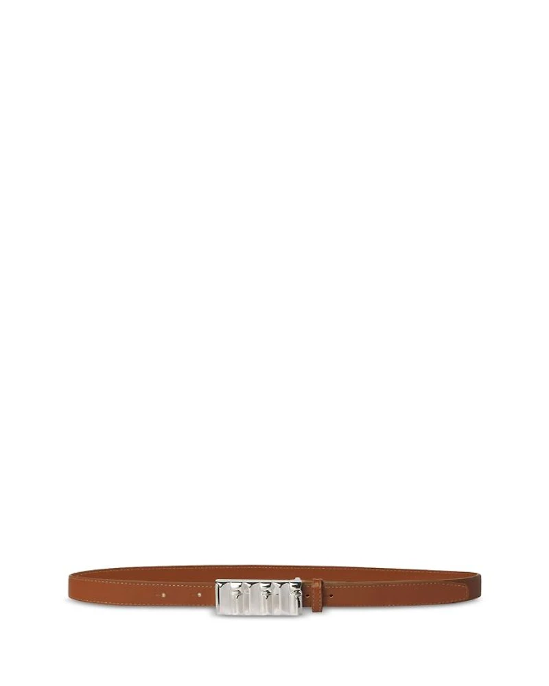 Sculptural Leather Belt
