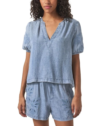Cayden Indigo Blouse