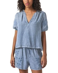 Cayden Indigo Blouse