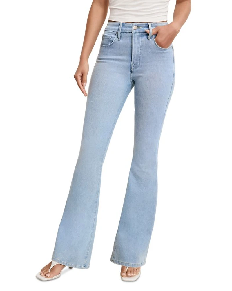 Soft Tech Good Legs Flare Jeans Indigo841
