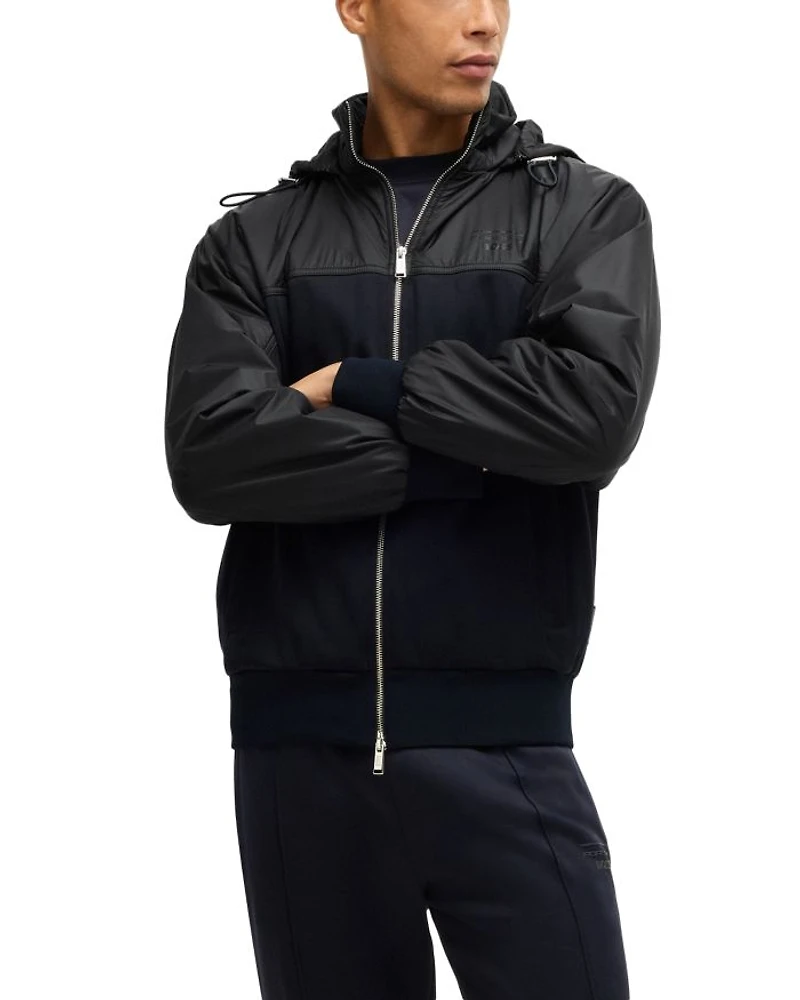 Steele Hooded Zip Front Jacket
