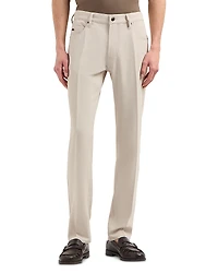 Emporio Armani Regular Fit Stretch Cannette Trousers