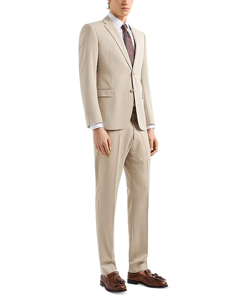 Emporio Armani M Line Slim Fit Single Breasted Notch Lapel Suit