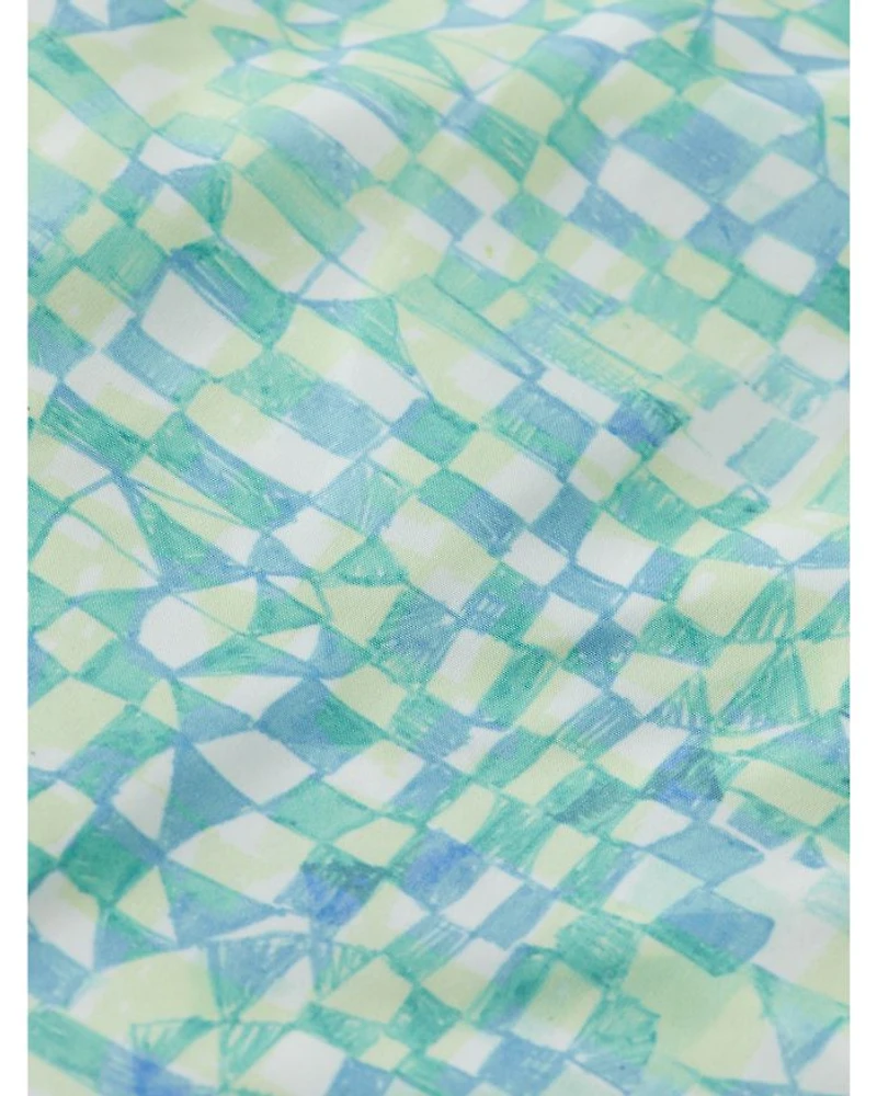 Printed Mid Length 6.3" Swim Shorts