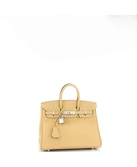 Birkin 25 Handbag Light Swift with Palladium Hardware