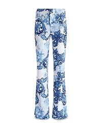 Teeny Printed Bootcut Pants