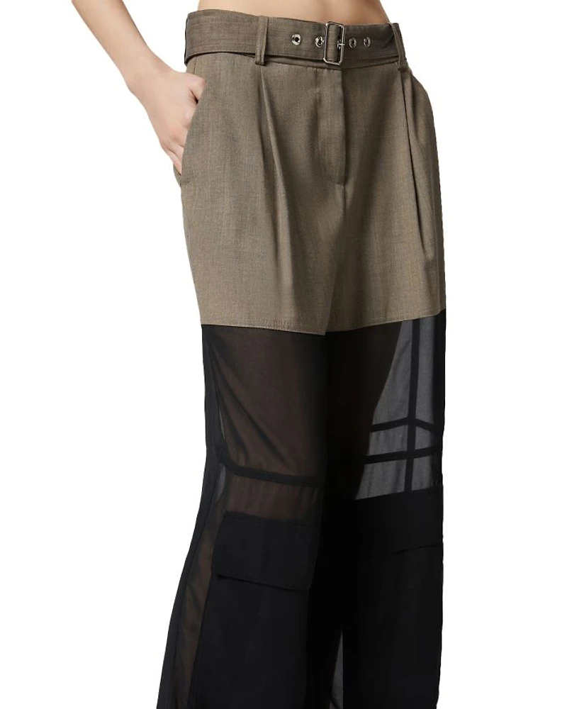 River Mixed Media Pants