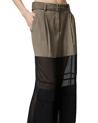 River Mixed Media Pants