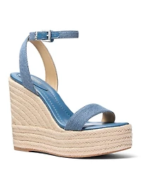 Michael Kors Women's Leighton Espadrille Wedge Sandals