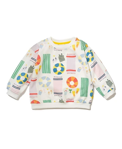 Mon Coeur Unisex Recycled Cotton Beach Sweatshirt - Baby