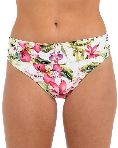 La Blanca Polynesian Shirred Bikini Bottom