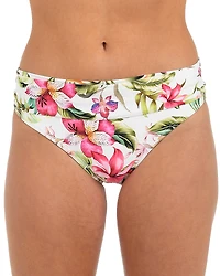 La Blanca Polynesian Shirred Bikini Bottom