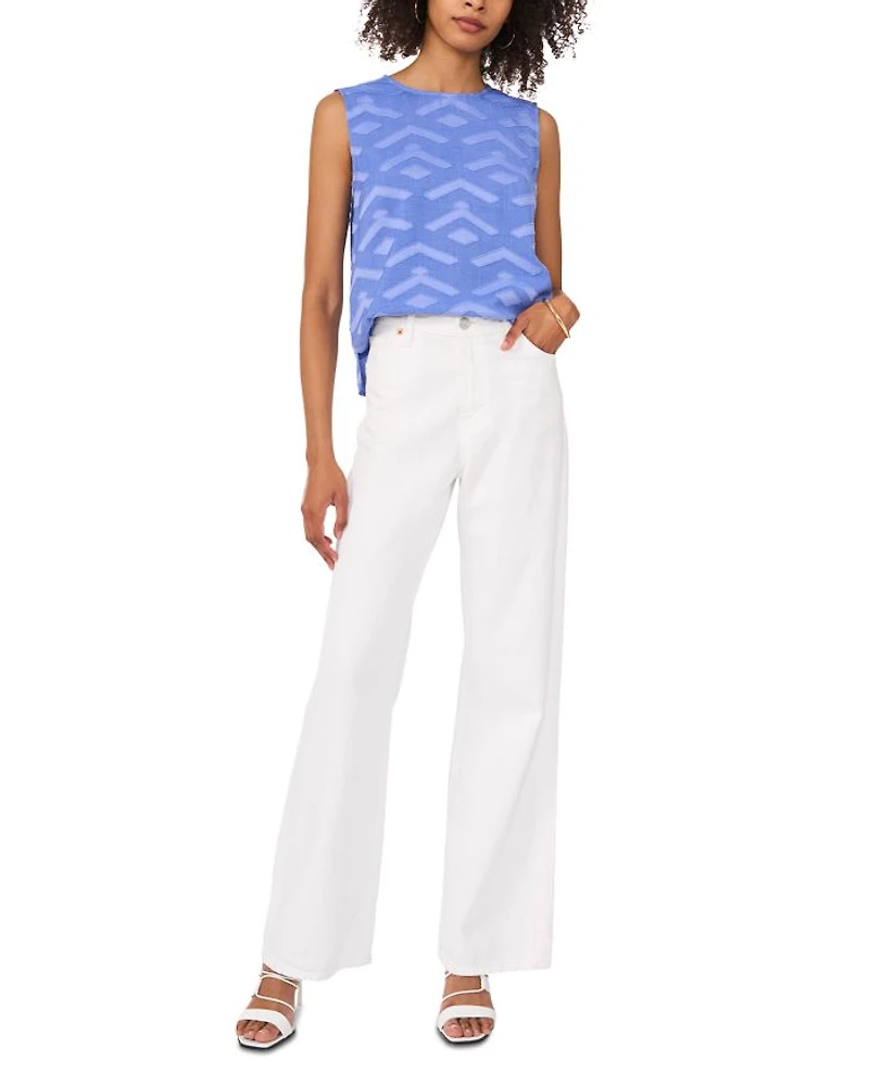 Textured Sleeveless Top