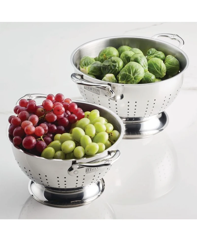 Provisions 2-Piece Stainless Steel Colander Set (3-Qt. & 5-Qt.)