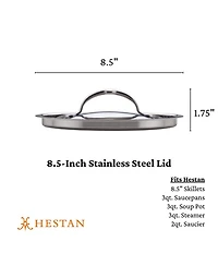 Provisions 8.5" Stainless Steel Lid