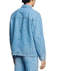 Square Cross Denim Jacket