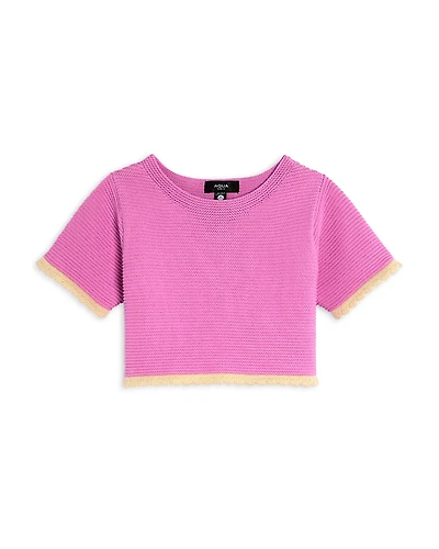 Aqua Girls' Takedown Crochet Top, Little Kid, Big Kid - Exclusive