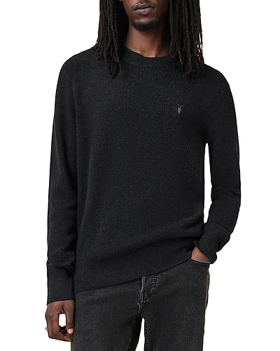 Allsaints Waffle Crewneck Sweater