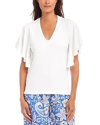 Karen Kane Flutter Sleeve Top
