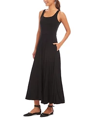 Sleeveless Square Neck Maxi Dress