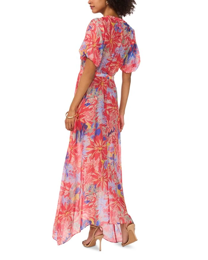 Puff Sleeve Maxi Dress