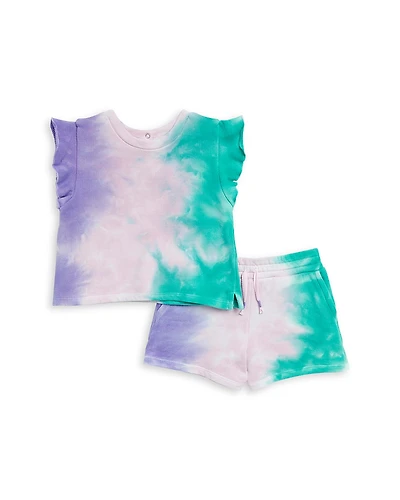 Splendid Girls' Snowcone Tie Dye Top & Shorts Set - Little Kid, Big Kid