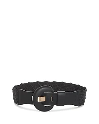 Gavazzeni Women's Oprah Woven Leather & Cotton Belt