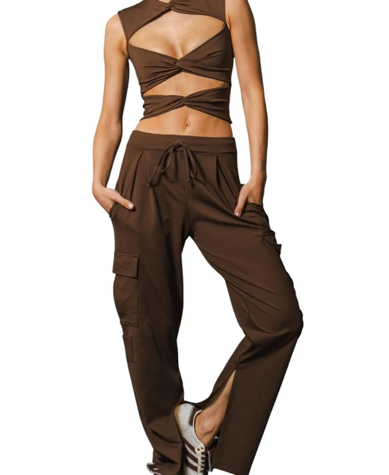 Slit Cargo Pant