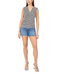 Surplice Sleeveless Top