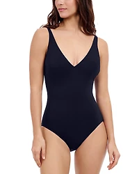 Profile by Gottex Tutti Frutti V Neck One Piece Swimsuit
