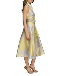 Belted Sleeveless Shirtdress
