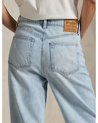 High Rise Wide Leg Jeans Blue