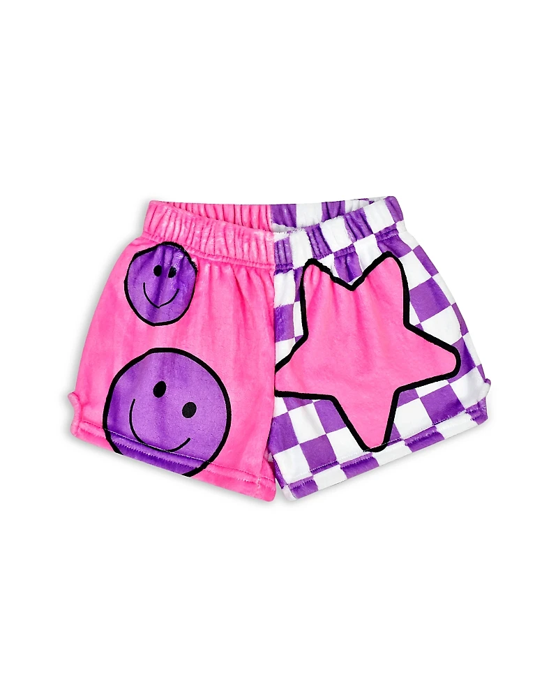 Iscream Girls' Check It Out Plush Shorts - Little Kid, Big Kid