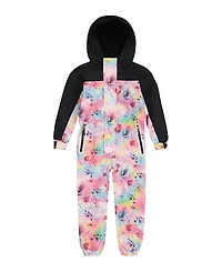 Deux par Deux Girls' Printed Butterflies Mid-Season One-Piece Outerwear- Little Kid